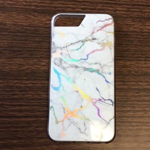 iPhone 7Plus marble print phone case